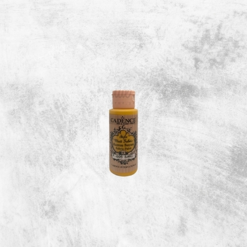 Cadence Style Mat Kumaş Boyası 59ML F605 SARI