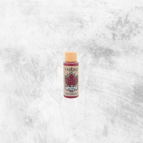Cadence Style Mat Kumaş Boyası 59ML F638 BORDO